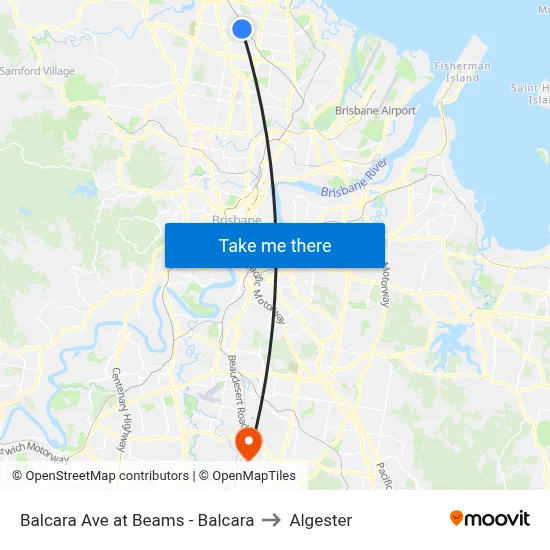 Balcara Ave at Beams - Balcara to Algester map