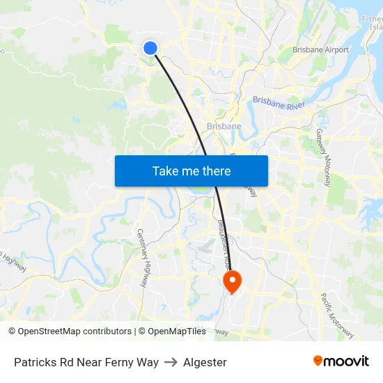 Patricks Rd Near Ferny Way to Algester map