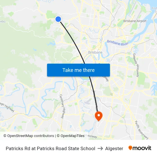 Patricks Rd at Patricks Road State School to Algester map