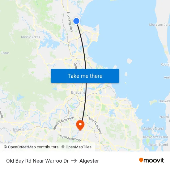 Old Bay Rd Near Warroo Dr to Algester map