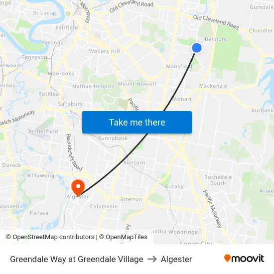 Greendale Way at Greendale Village to Algester map