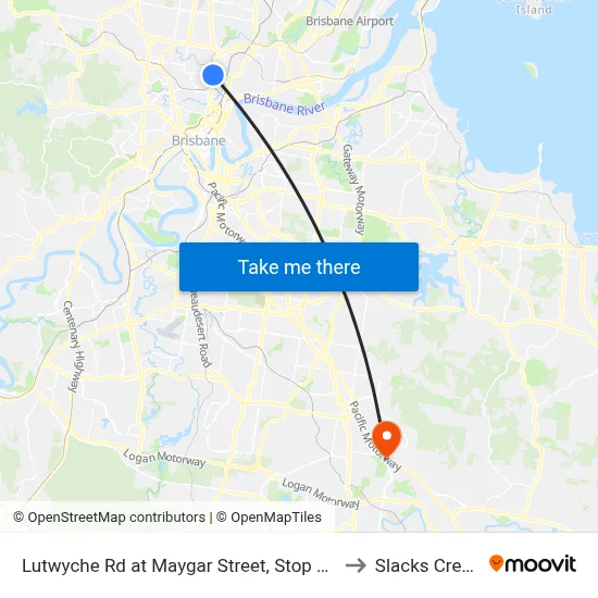 Lutwyche Rd at Maygar Street, Stop 17 to Slacks Creek map