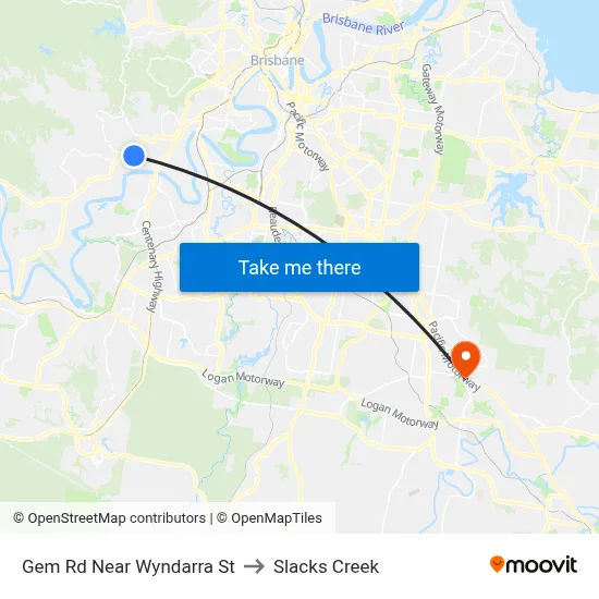 Gem Rd Near Wyndarra St to Slacks Creek map