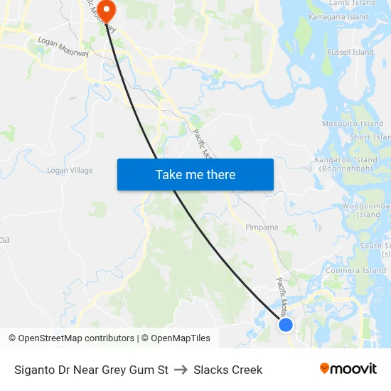 Siganto Dr Near Grey Gum St to Slacks Creek map