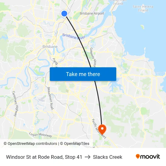 Windsor St at Rode Road, Stop 41 to Slacks Creek map