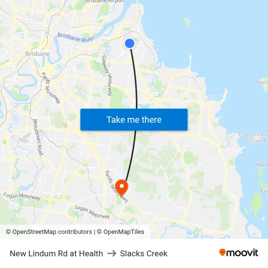 New Lindum Rd at Health to Slacks Creek map