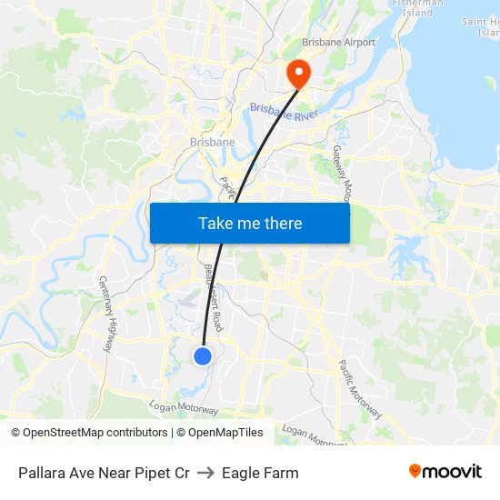 Pallara Ave Near Pipet Cr to Eagle Farm map