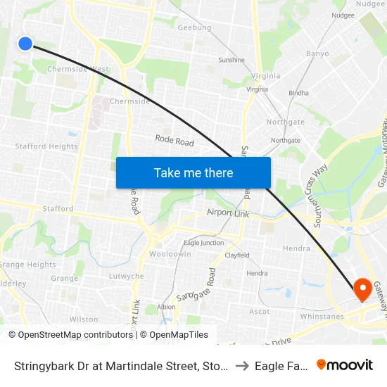 Stringybark Dr at Martindale Street, Stop 47 to Eagle Farm map