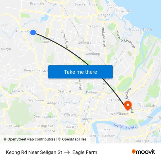 Keong Rd Near Seligan St to Eagle Farm map