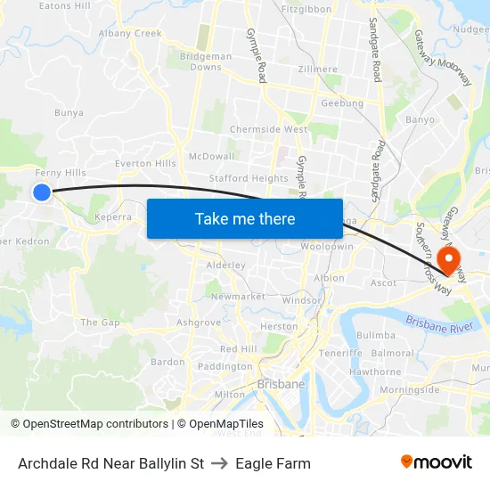 Archdale Rd Near Ballylin St to Eagle Farm map