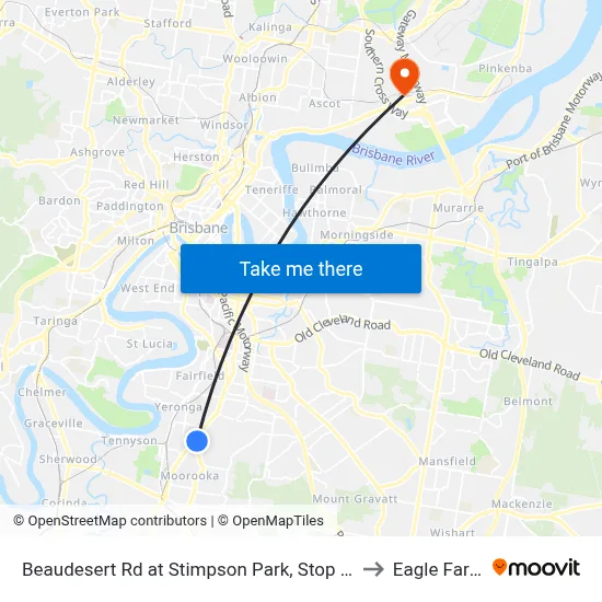 Beaudesert Rd at Stimpson Park, Stop 29 to Eagle Farm map