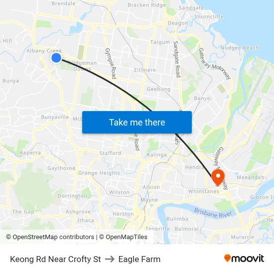 Keong Rd Near Crofty St to Eagle Farm map