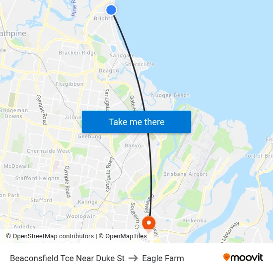 Beaconsfield Tce Near Duke St to Eagle Farm map