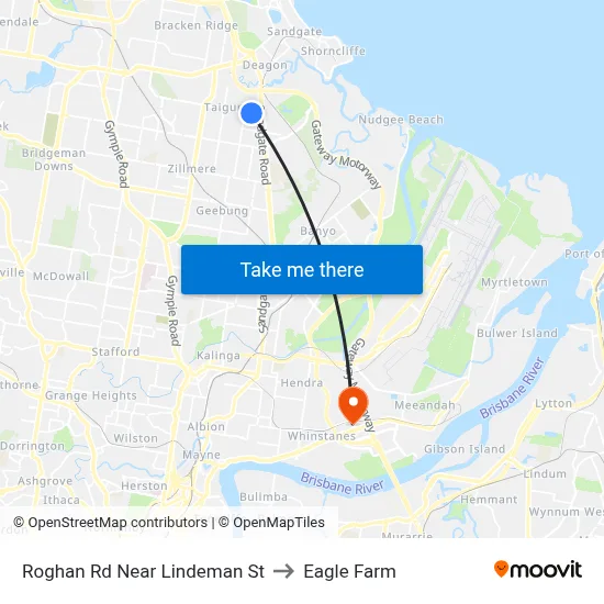 Roghan Rd Near Lindeman St to Eagle Farm map