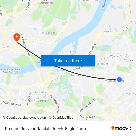 Preston Rd Near Randall Rd to Eagle Farm map