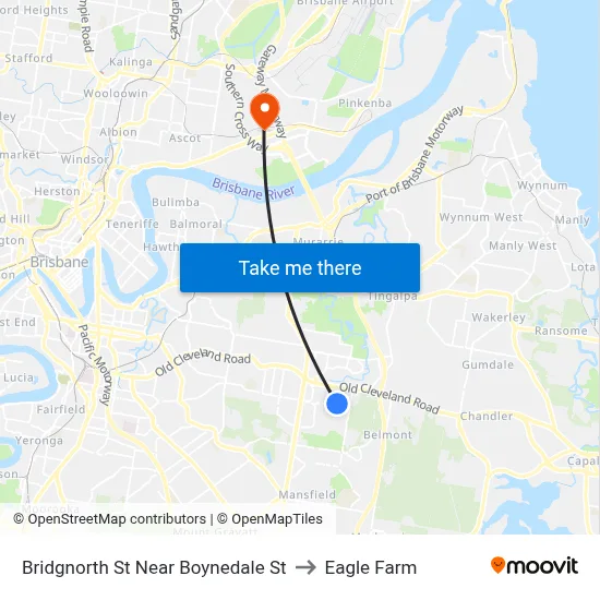 Bridgnorth St Near Boynedale St to Eagle Farm map