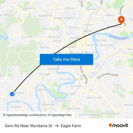 Gem Rd Near Wyndarra St to Eagle Farm map