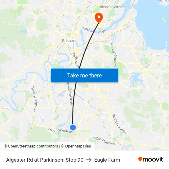 Algester Rd at Parkinson, Stop 90 to Eagle Farm map