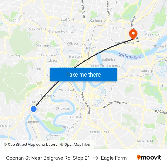 Coonan St Near Belgrave Rd, Stop 21 to Eagle Farm map