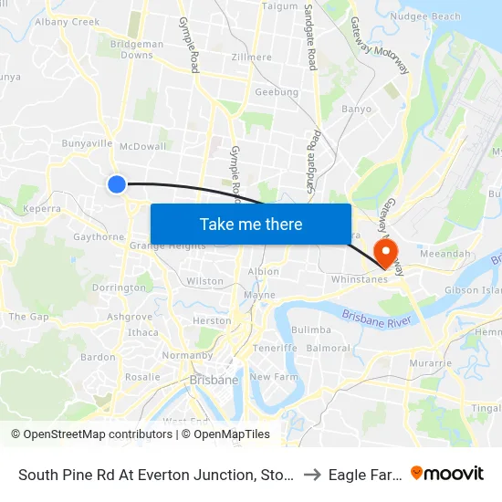 South Pine Rd At Everton Junction, Stop 7 to Eagle Farm map