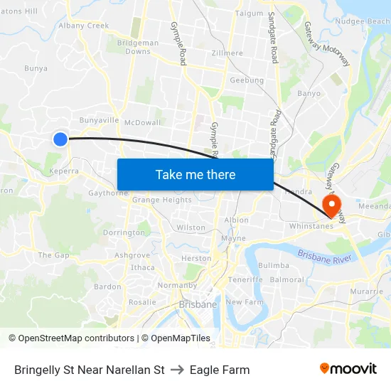 Bringelly St Near Narellan St to Eagle Farm map
