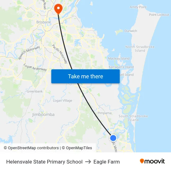 Helensvale State Primary School to Eagle Farm map