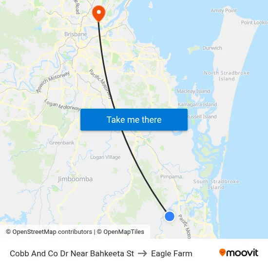 Cobb And Co Dr Near Bahkeeta St to Eagle Farm map