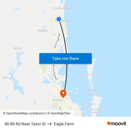 Bli Bli Rd Near Tasol St to Eagle Farm map