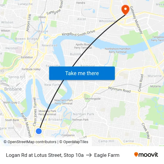 Logan Rd at Lotus Street, Stop 10a to Eagle Farm map