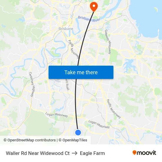 Waller Rd Near Widewood Ct to Eagle Farm map