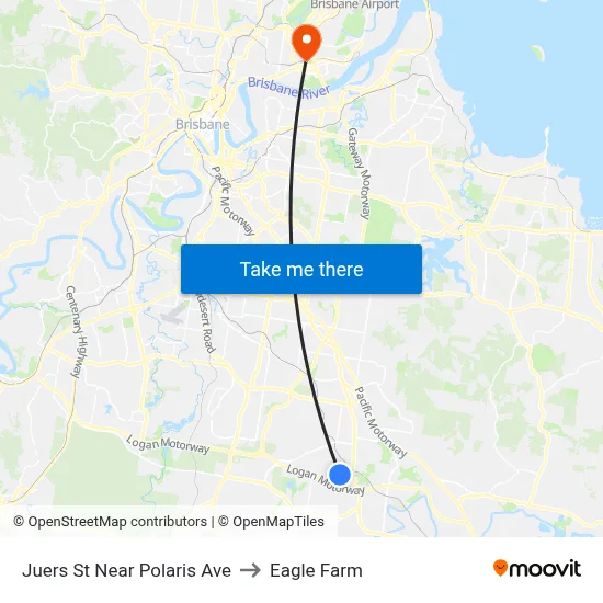 Juers St Near Polaris Ave to Eagle Farm map