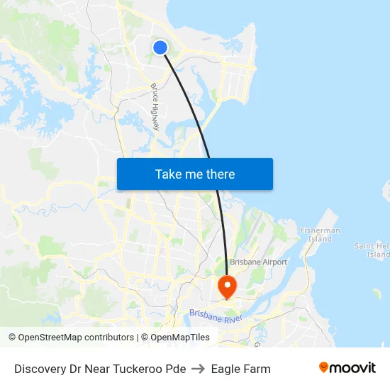 Discovery Dr Near Tuckeroo Pde to Eagle Farm map