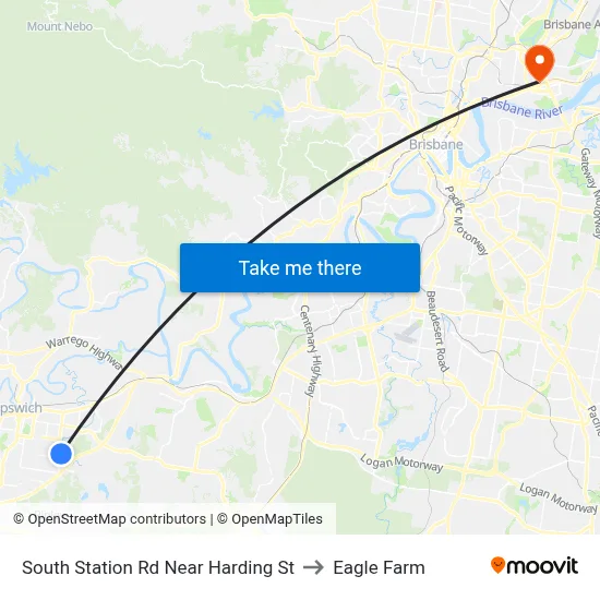 South Station Rd Near Harding St to Eagle Farm map