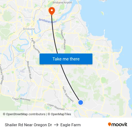 Shailer Rd Near Oregon Dr to Eagle Farm map