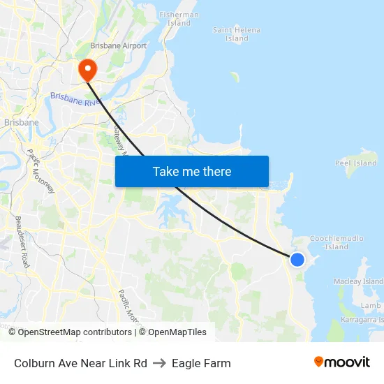 Colburn Ave Near Link Rd to Eagle Farm map
