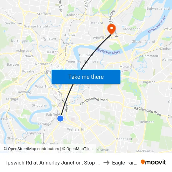 Ipswich Rd at Annerley Junction, Stop 22 to Eagle Farm map