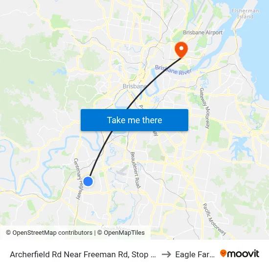 Archerfield Rd Near Freeman Rd, Stop 71 to Eagle Farm map
