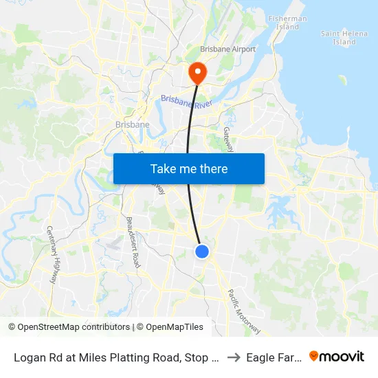 Logan Rd at Miles Platting Road, Stop 82 to Eagle Farm map