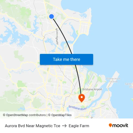 Aurora Bvd Near Magnetic Tce to Eagle Farm map