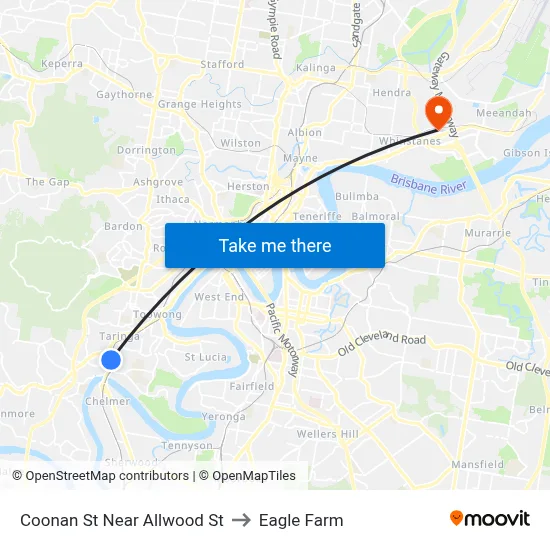 Coonan St Near Allwood St to Eagle Farm map