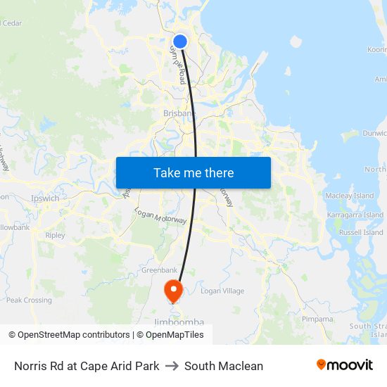 Norris Rd at Cape Arid Park to South Maclean map