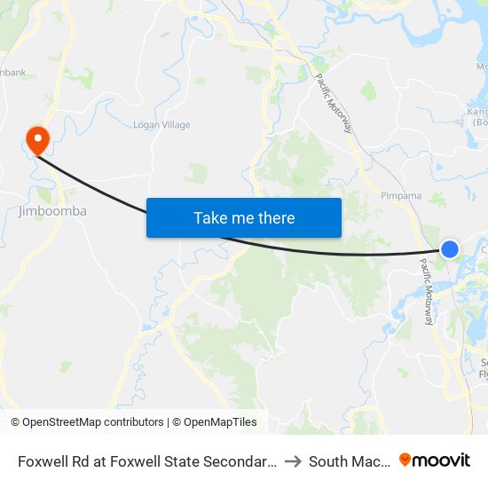 Foxwell Rd at Foxwell State Secondary College to South Maclean map