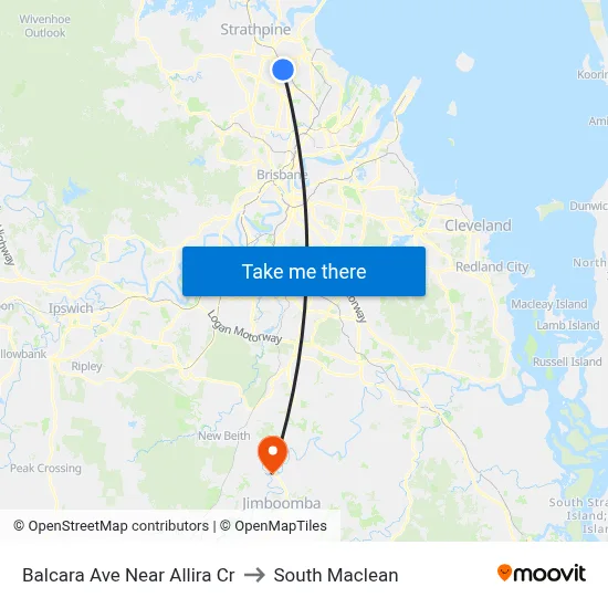 Balcara Ave Near Allira Cr to South Maclean map
