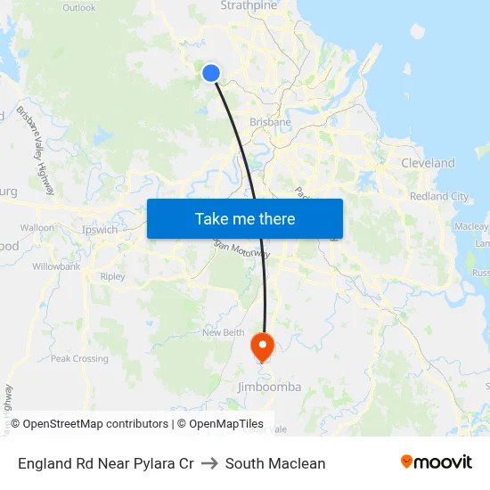 England Rd Near Pylara Cr to South Maclean map