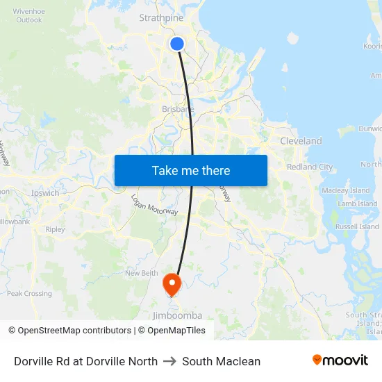 Dorville Rd at Dorville North to South Maclean map