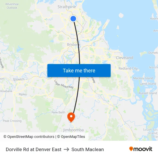 Dorville Rd at Denver East to South Maclean map