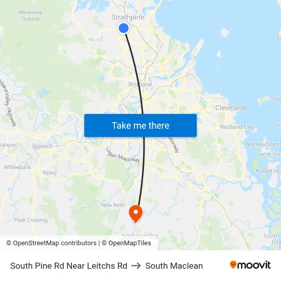 South Pine Rd Near Leitchs Rd to South Maclean map
