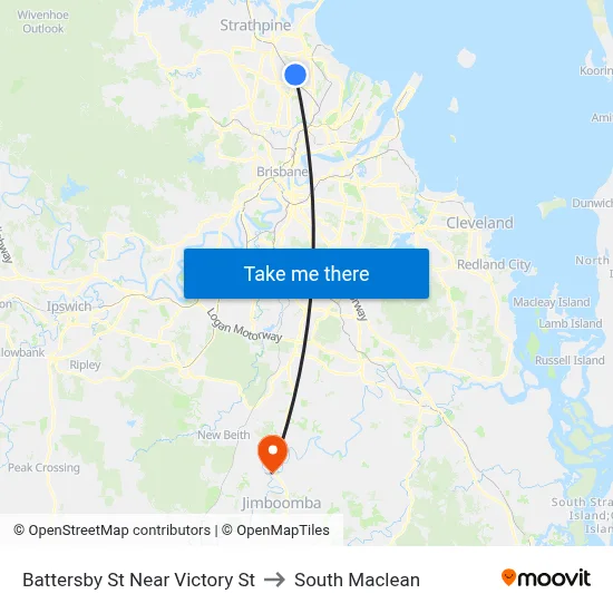 Battersby St Near Victory St to South Maclean map