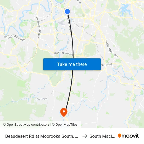 Beaudesert Rd at Moorooka South, Stop 38 to South Maclean map