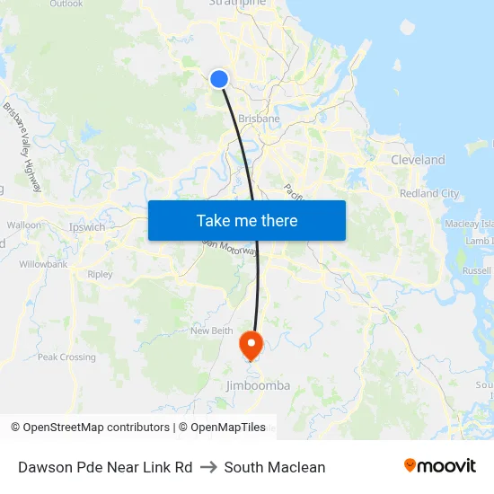 Dawson Pde Near Link Rd to South Maclean map